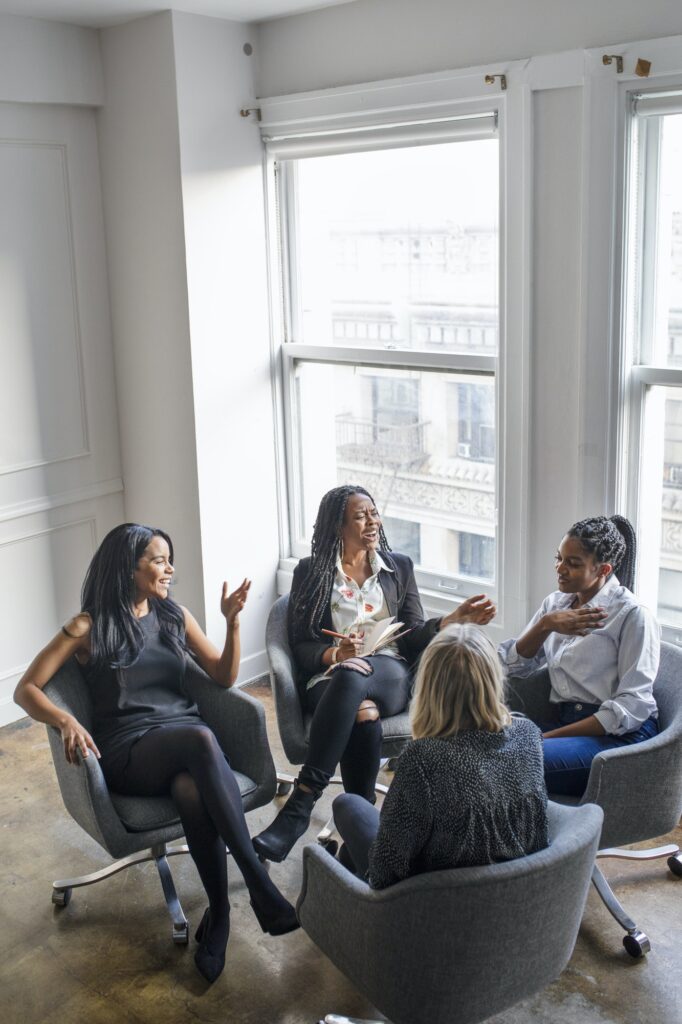 Businesswomen having a meeting